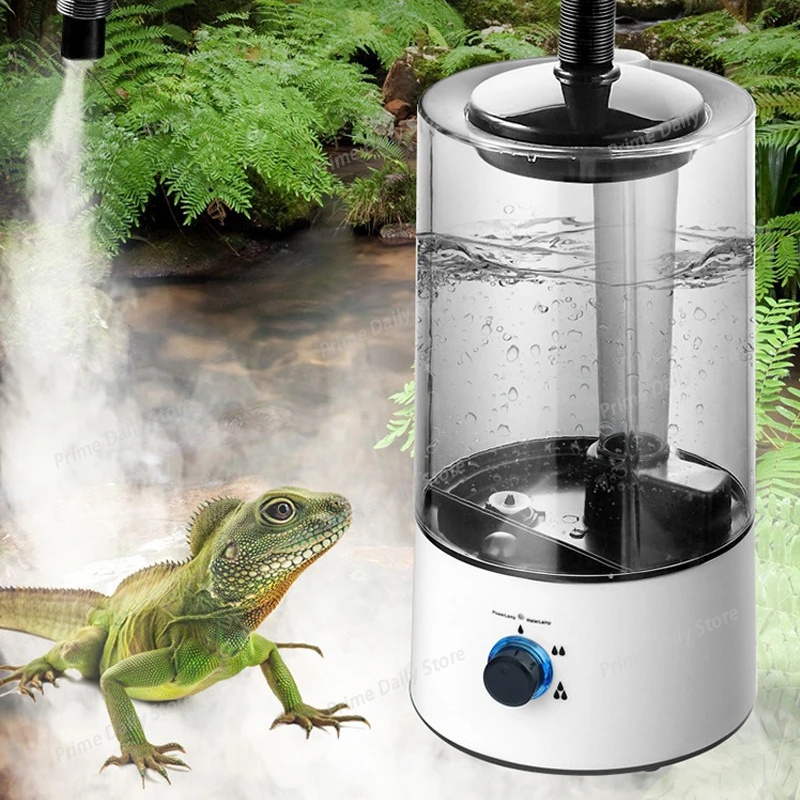 Terrarium Fogger Ultrasonic - 4000ML Ultrasonic Reptile Terrarium Fogger, Amphibian