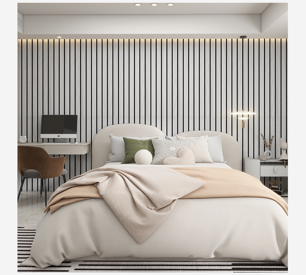 Self-Adhesive Wood Grain Wall  - đánh giá và giá Pvc Panel Background