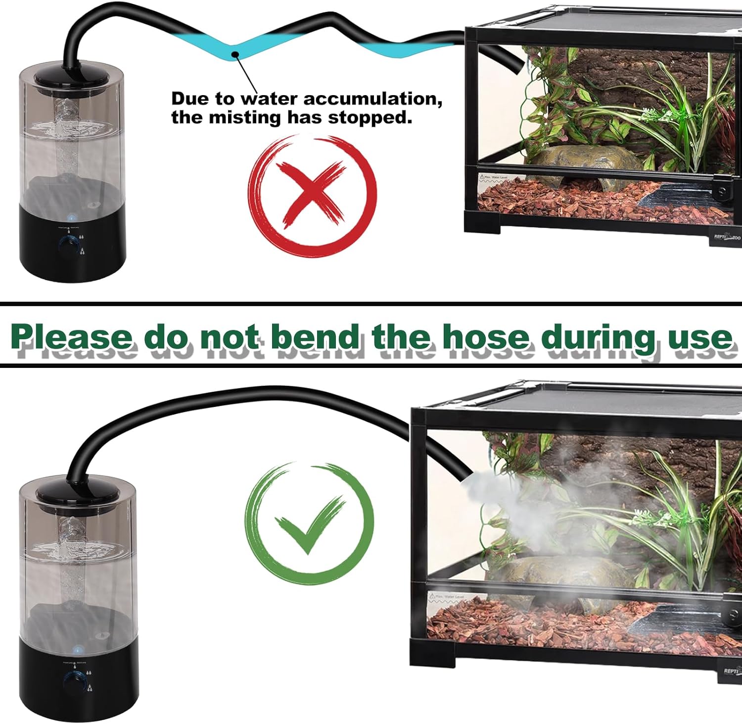 Reptile Humidifier Terrarium F - đánh giá và giá Terrarium Fogger Ultrasonic