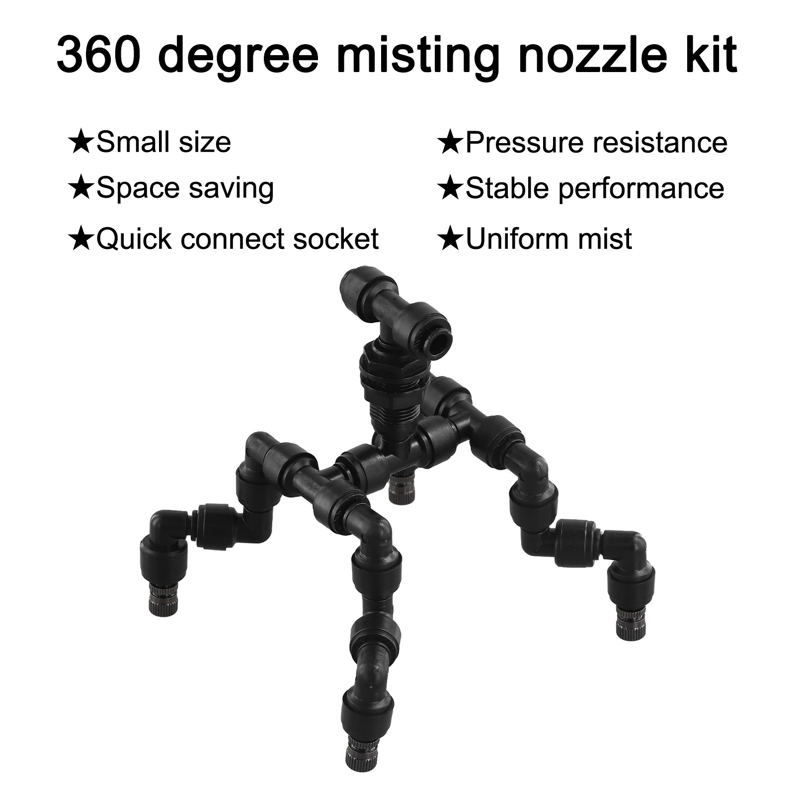 Black Plastic 360 Rotation Mis - đánh giá và giá Misting Nozzle Reptile