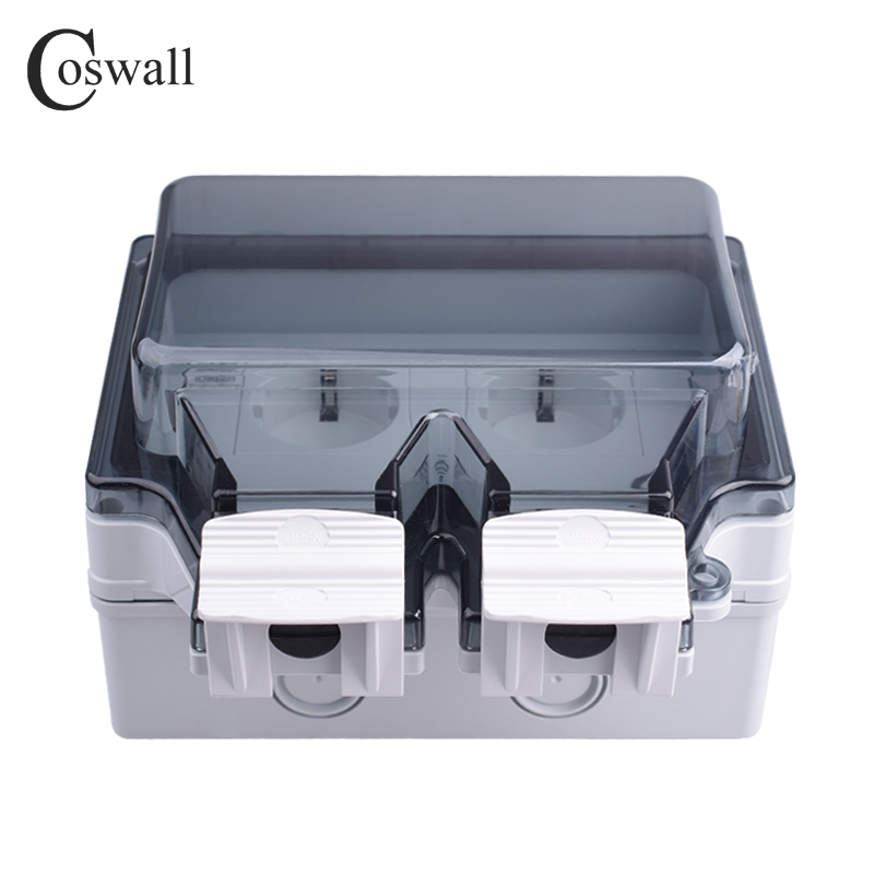 Coswall Tuya Wifi Điều Khiển G - đánh giá và giá Timer Dual Outlet