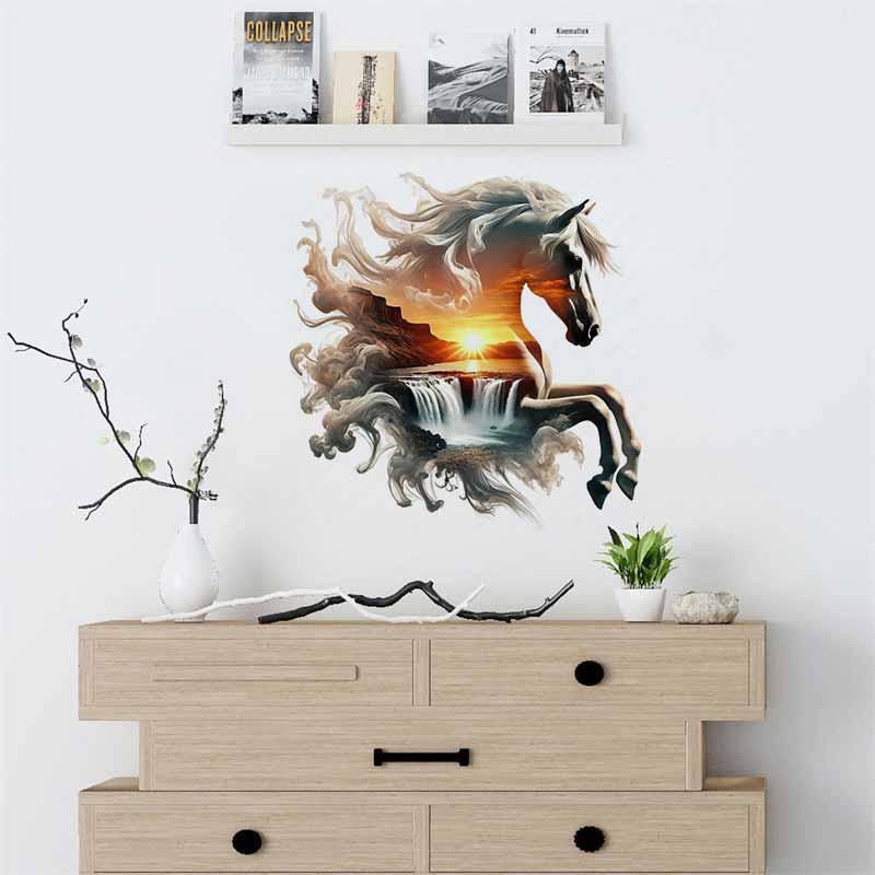 Majestic Horse Nature Stickers - đánh giá và giá Pvc Panel Background